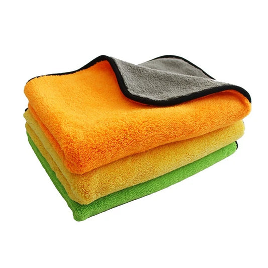 3Pcs 800GSM Premium Double Sided Microfiber Cloth Set 40x40
