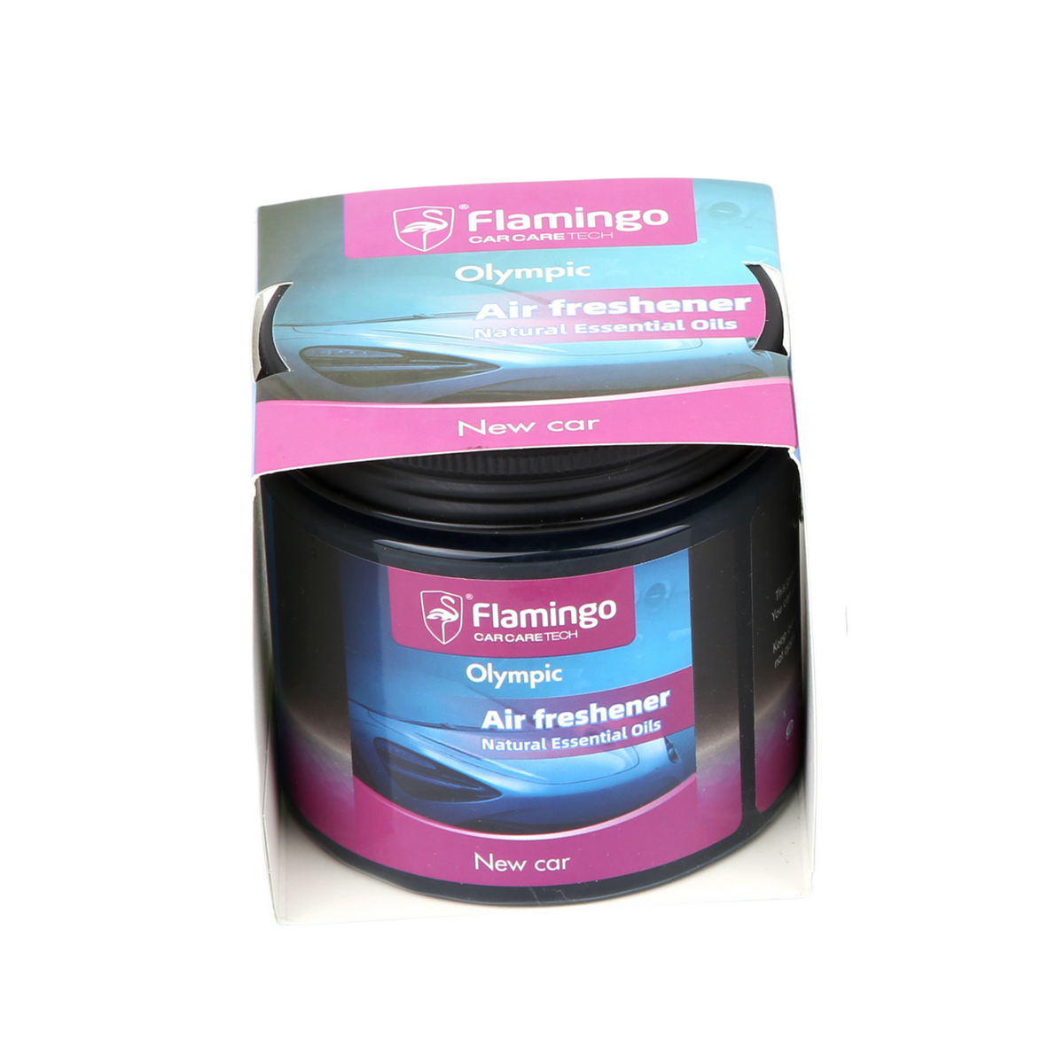 Flamingo Car Care Olympic Air Freshener New Car