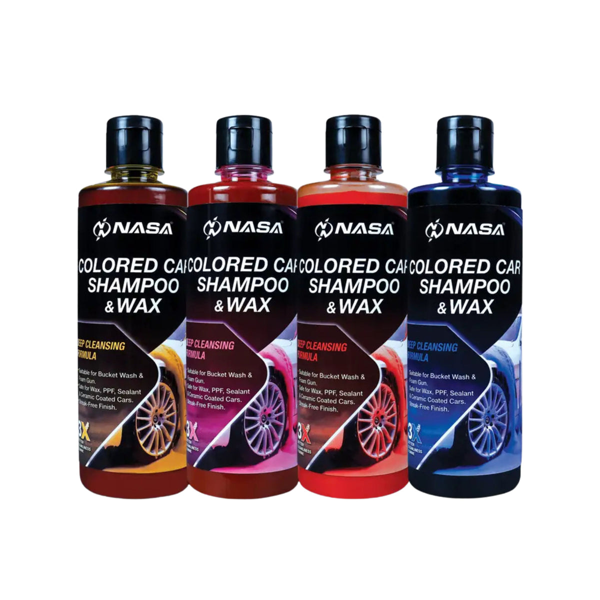 Colored Car Shampoo & Wax