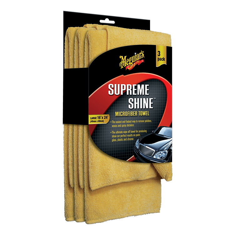 Supreme Shine Microfiber Towel 3 Pack