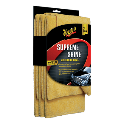 Supreme Shine Microfiber Towel 3 Pack