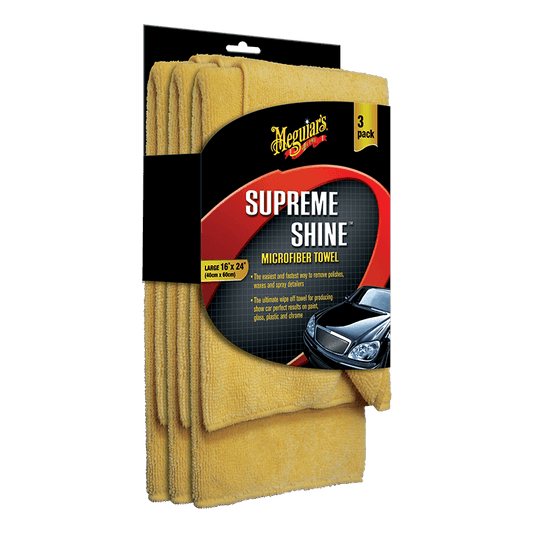 Supreme Shine Microfiber Towel 3 Pack