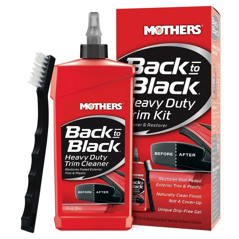 Mothers Back To Black Heavy Duty Trim Cleaner Kit 355ml