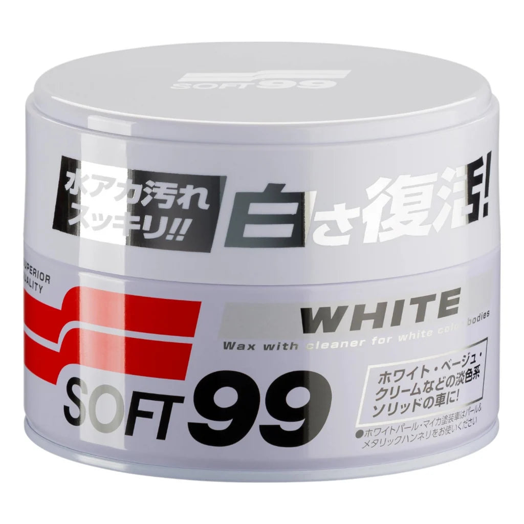 Soft99 White Soft Car Wax 350g