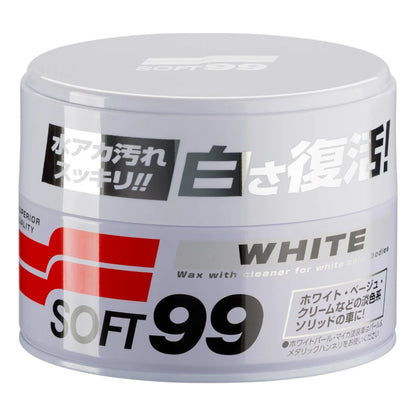 Soft99 White Soft Car Wax 350g
