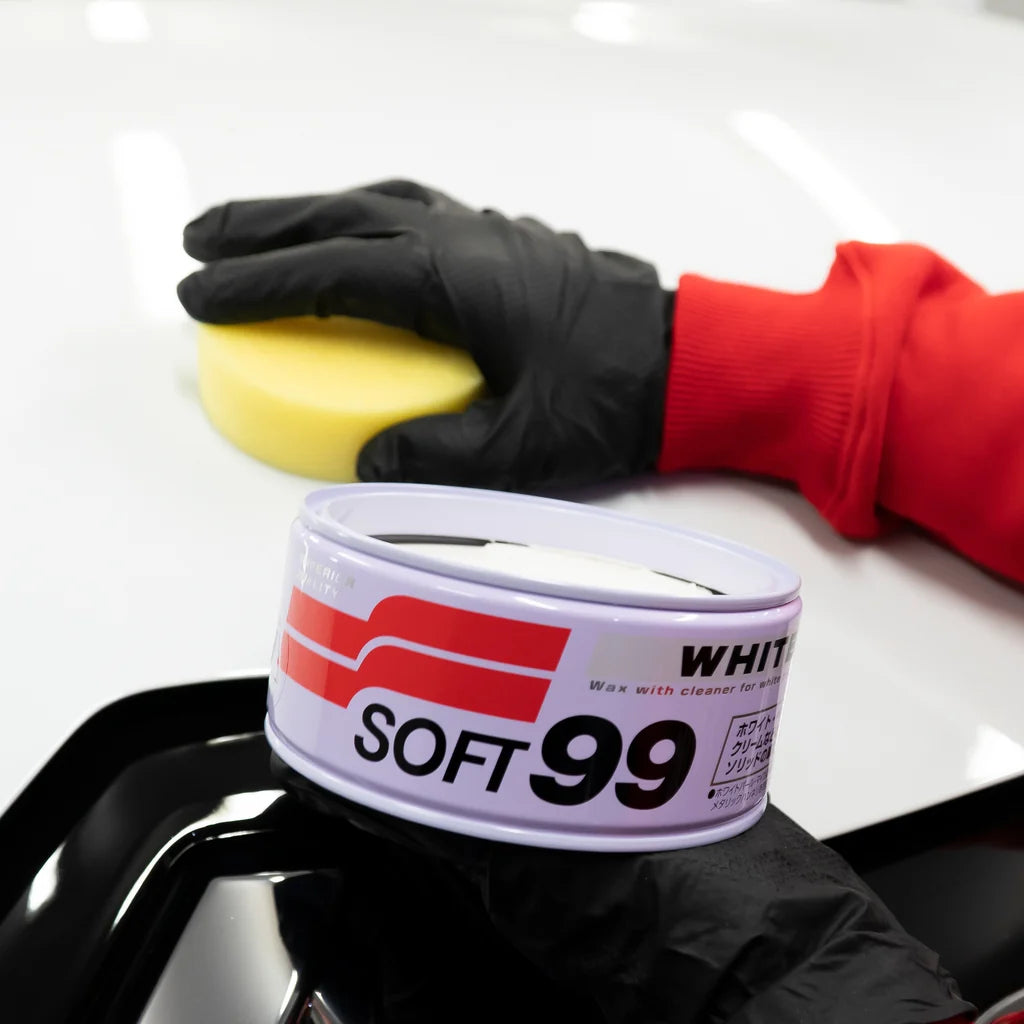 Soft99 White Soft Car Wax 350g
